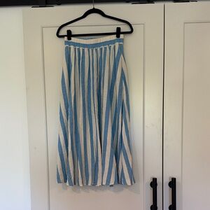 a new day Blue and White A-Line Skirt